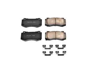 Power Stop Front Z17 Evolution Ceramic Brake Pads w/ Hardware Chrysler 300 2005-2010