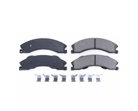 Power Stop Front/Rear Z17 Evolution Ceramic Brake Pads w/ Hardware GMC Sierra 2500 HD 2011