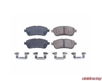 Power Stop Front Z17 Evolution Ceramic Brake Pads w/ Hardware Ford Fiesta 2011-2019 - 17-1454