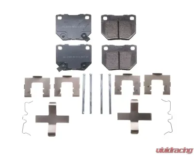 リハビリトッジー Power Stop Rear Z17 Evolution Ceramic Brake Pads w/ Hardware