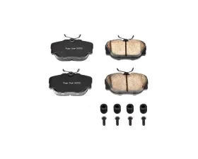 Power Stop Front/Rear Z17 Evolution Ceramic Brake Pads w/ Hardware BMW 318i 1991