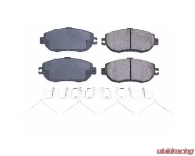 Power Stop Front Z17 Evolution Ceramic Brake Pads w/ Hardware Lexus LS400 1993-1994 - 17-612