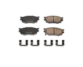 Power Stop Front Z17 Evolution Ceramic Brake Pads w/ Hardware Mazda 626 1998-2002