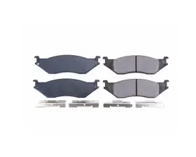 Power Stop Front/Rear Z17 Evolution Ceramic Brake Pads w/ Hardware Ford E-550 Econoline SD 2002