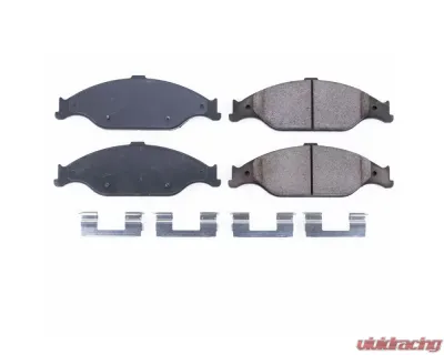 Power Stop Front Z17 Evolution Ceramic Brake Pads w/ Hardware Ford Mustang 1999-2004 - 17-804
