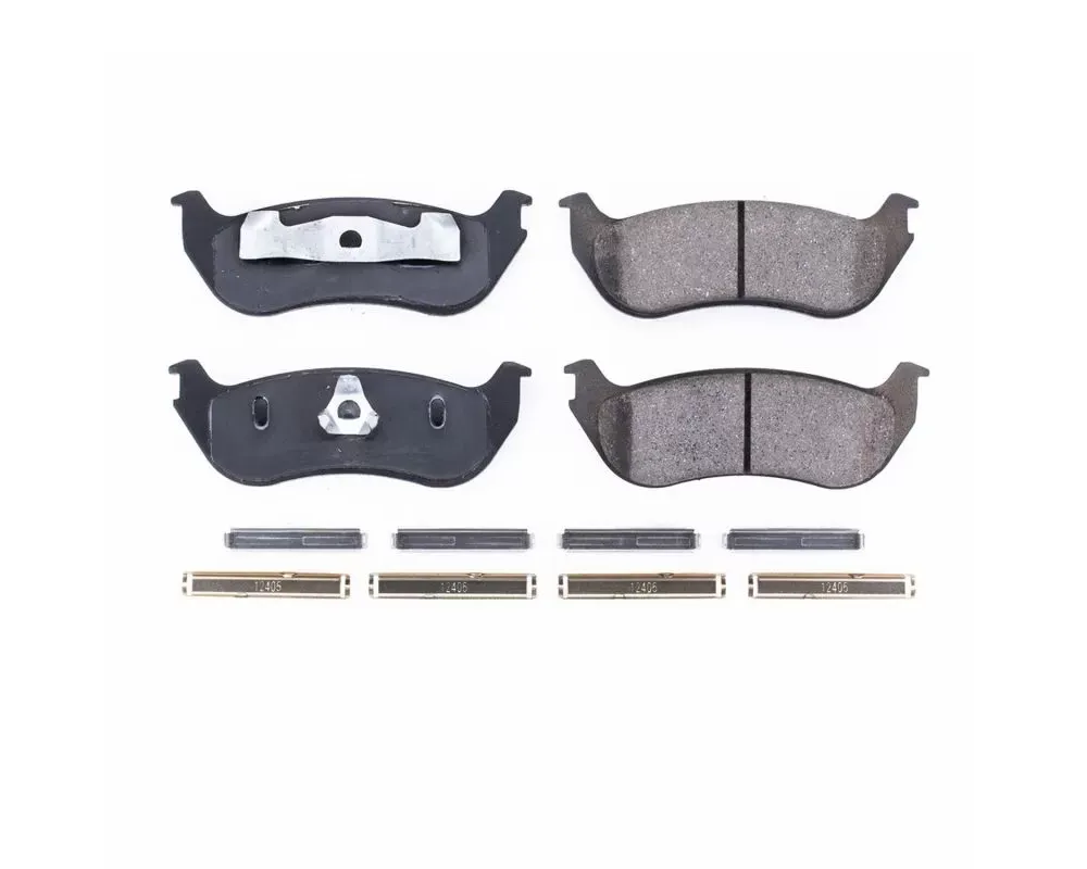 Power Stop Rear Z17 Evolution Ceramic Brake Pads w/ Hardware Ford Crown Victoria 1996-2002 - 17-881