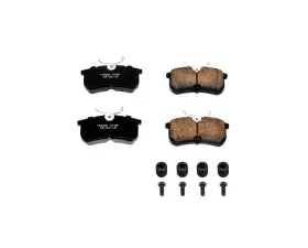Power Stop Rear Z17 Evolution Ceramic Brake Pads w/ Hardware Ford Fiesta 2014-2019