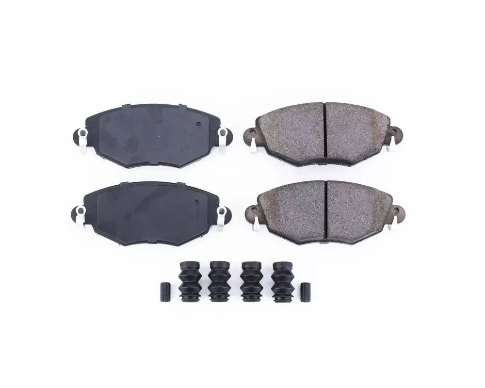 Power Stop Front Z17 Evolution Ceramic Brake Pads w/ Hardware Jaguar X-Type 2002-2008 - 17-910