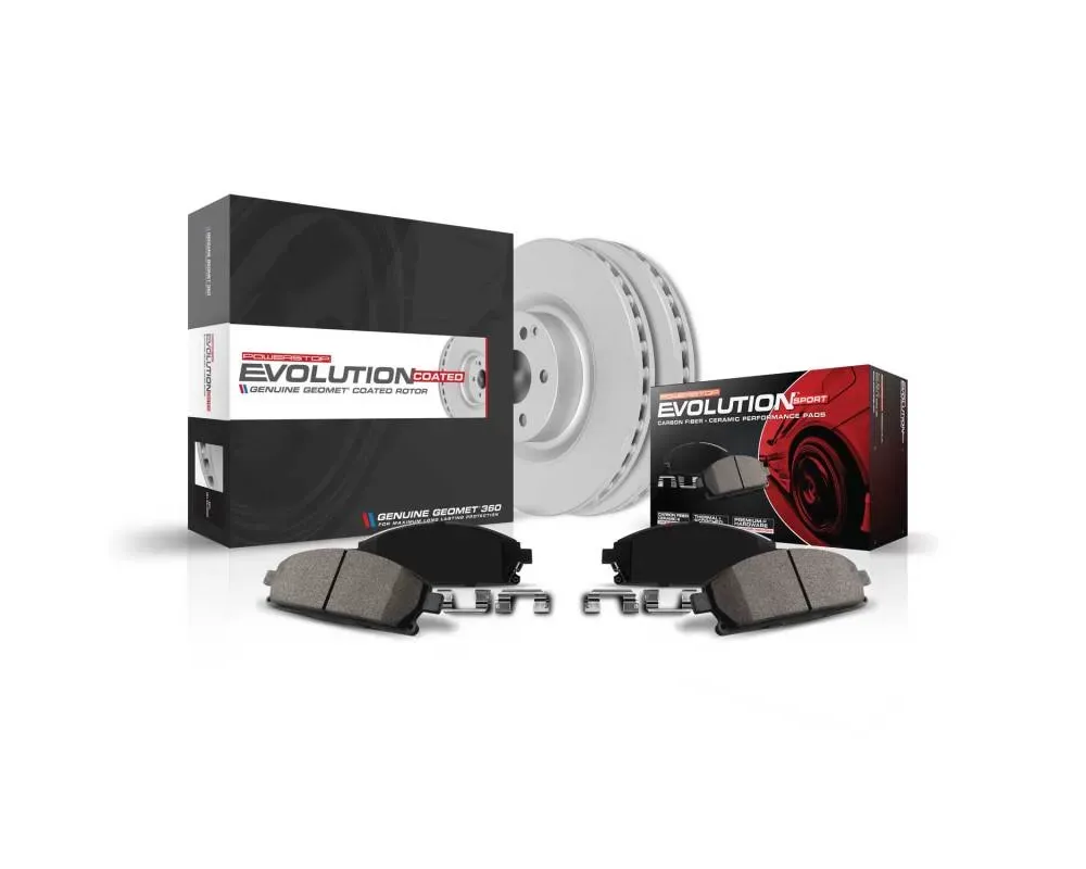 やー　328 Power Stop Front Z23 Evolution Coated Brake Kit BMW 328i