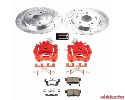 Power Stop Rear Z26 Street Warrior Brake Kit w/ Calipers Honda Accord 2005-2007 - KC3128-26