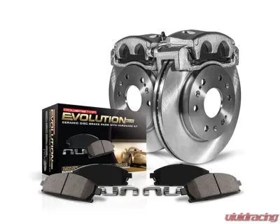 Power Stop Front Autospecialty Kit w/ Calipers Mitsubishi Lancer 2003-2006 - KCOE107