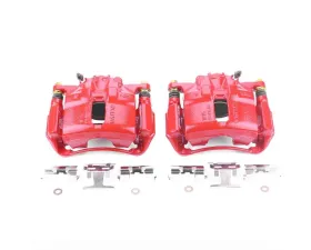 Power Stop Pair Rear Red Calipers Acura Legend 1991-1995