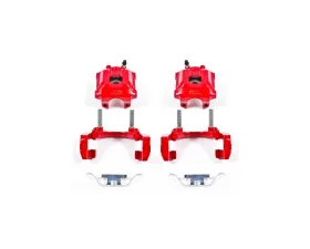 Power Stop Pair Rear Red Calipers BMW M3 2001-2006