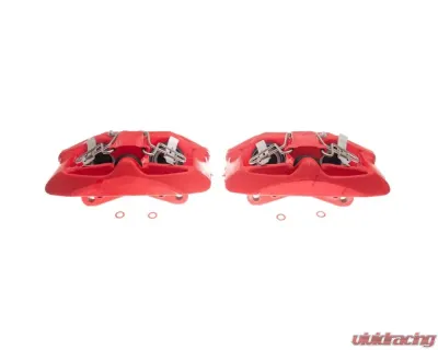 Power Stop Pair Front Red Calipers w/ Brackets Audi A6 2003-2004 - S2758