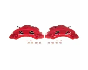 Power Stop Pair Front Red Calipers Nissan NV1500 2012-2016