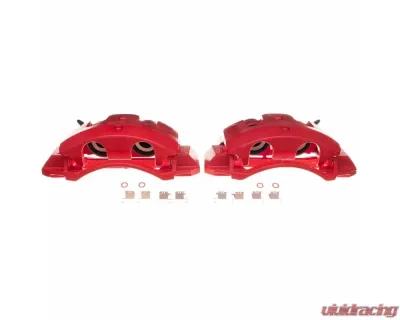 Power Stop Pair Front Red Calipers Nissan NV1500 2012-2016 - S6862