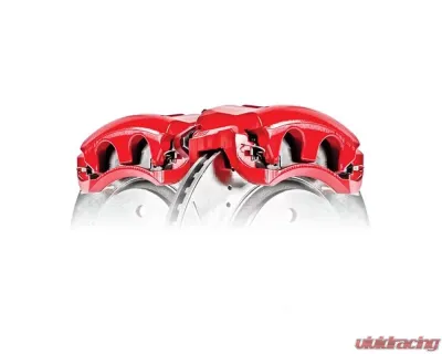 Power Stop Pair Front Red Calipers Infiniti Q50 2014-2019 - S7146