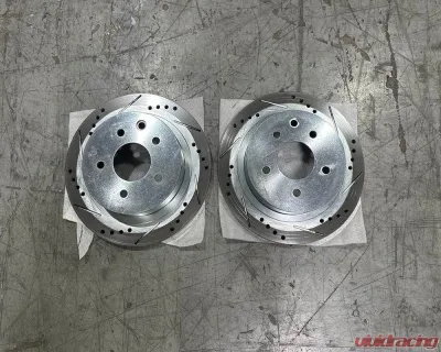 Power Stop Evolution Drilled & Slotted Rotors - Pair Rear Infiniti G35 2003-2005 CLEARANCE - JBR1106XPR