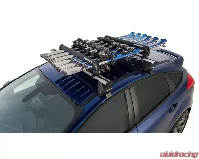 Rhino Rack Ski and Snowboard Carrier 576 - Holds 6 Skis or 4 Snowboards, Universal Mount - 576