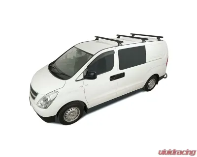 Rhino Rack Heavy Duty RLTF Trackmount Roof Rack 3 Bar for Hyundai iMax/iLoad 2008-2021 - JA0821