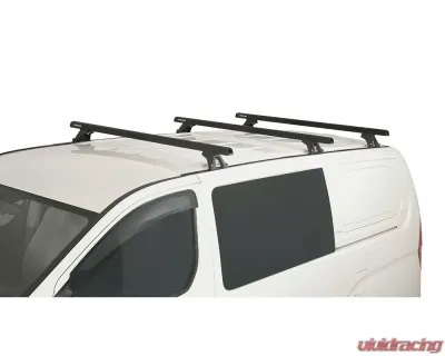 Rhino Rack Heavy Duty RLTF Trackmount Roof Rack 3 Bar for Hyundai iMax/iLoad 2008-2021 - JA0821