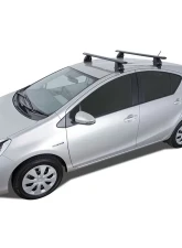 Rhino Rack Vortex 2500 Black Roof Rack for Toyota Prius C 2012, 2 Bar System                                     - JA1776 - Image 2