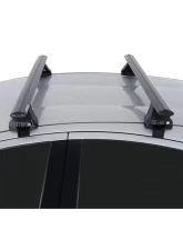Rhino Rack Vortex 2500 Black Roof Rack for Toyota Prius C 2012, 2 Bar System                                     - JA1776 - Image 5