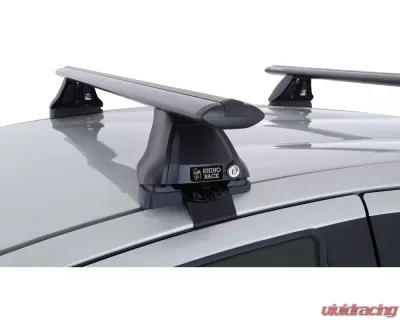 Rhino Rack Vortex 2500 Black Roof Rack for Toyota Prius C 2012, 2 Bar System - JA1776
