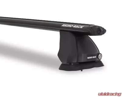 Rhino Rack Black Vortex 2500 2 Bar FMP Roof Rack Subaru | BMW 2004-2014 - JA1915
