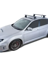 Rhino Rack Black Vortex 2500 2 Bar FMP Roof Rack Subaru | BMW 2004-2014                                     - JA1915 - Image 2