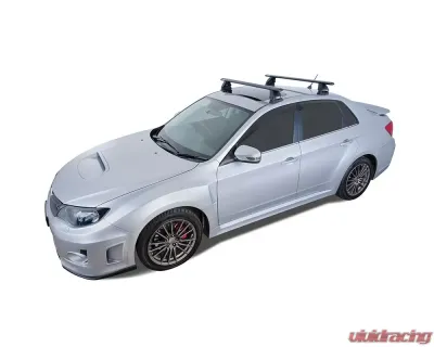 Rhino Rack Black Vortex 2500 2 Bar FMP Roof Rack Subaru | BMW 2004-2014 - JA1915
