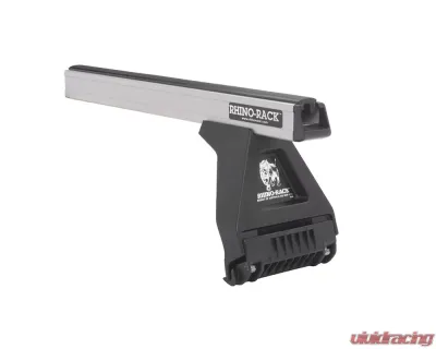 Rhino Rack Silver Heavy Duty RL150GMC 3 Bar Roof Rack GMC Savana  | Chevrolet Express 2003-2023 - JA3135