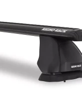 Rhino Rack Vortex 2500 FMP Roof Rack for Mercedes Benz C63 AMG 2009-2017, Black, 2 Bars                                     - JA5429 - Image 2