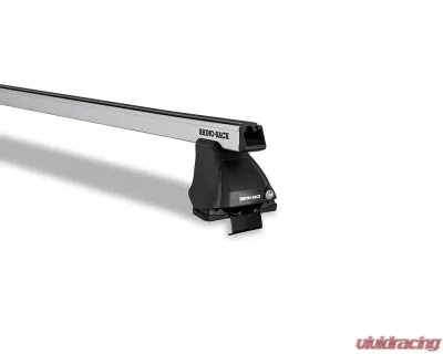 Rhino Rack Silver Heavy Duty 2500 2 Bar Roof Rack BMW 5 Series |Kia Rondo | Dodge Avenger 2003-2014 - JA5487