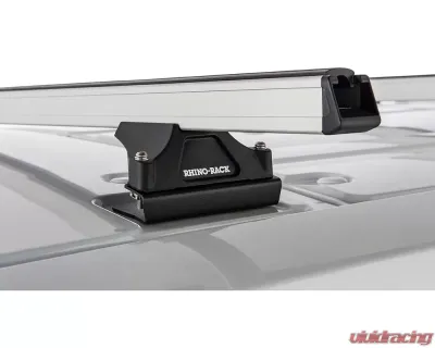 Rhino Rack Heavy Duty RLTP 4 Bar Roof Rack for Ford Transit 2014-2023, 1800mm Silver - JA6342