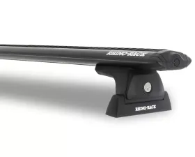 Rhino Rack Black Front/Middle Vortex RLT600 2 Bar Roof Rack Mercedes Benz Vito 2015