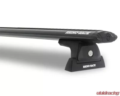 Rhino Rack Black Front/Middle Vortex RLT600 2 Bar Roof Rack Mercedes Benz Vito 2015 - JA8914