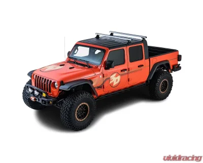 Rhino Rack Heavy Duty 2 Bar Rhino-Rack Backbone Roof Rack w/ RLT600 Legs Jeep Gladiator 2020-2023 - JC-00298