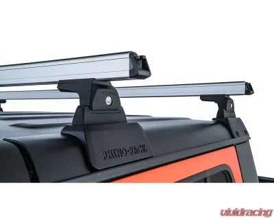 Rhino Rack Heavy Duty 2 Bar Rhino-Rack Backbone Roof Rack w/ RLT600 Legs Jeep Gladiator 2020-2023 - JC-00298