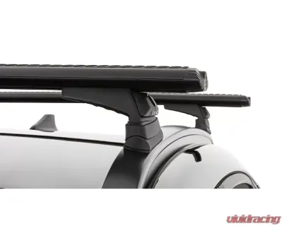 Rhino Rack Black Vortex RCL 2 Bar Roof Rack for Ford Expedition & Lincoln Navigator 2018-2023 - JC-01224