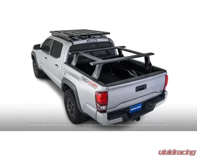 Rhino Rack Reconn-Deck 2 Bar Truck Bed System w/ 2 NS Bars Toyota Tacoma | Jeep Gladiator 2005-2023 - JC-01275