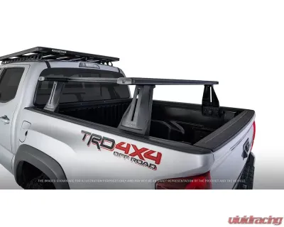Rhino Rack Reconn-Deck 2 Bar Truck Bed System w/ 2 NS Bars Toyota Tacoma | Jeep Gladiator 2005-2023 - JC-01275