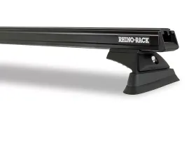 Rhino Rack Black Heavy Duty RCL 3 Bar Roof Rack Mercedes Benz Sprinter 2017-2023
