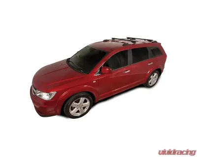 Rhino Rack Black Vortex SX 2 Bar Roof Rack Suzuki | OldsMobile | BMW | Volkswagen | Saab | Cadillac  1991-2023 - K-SX100VA118B