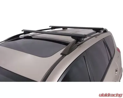 Rhino Rack Black Vortex SX 2 Bar Roof Rack Suzuki | OldsMobile | BMW | Volkswagen | Saab | Cadillac  1991-2023 - K-SX100VA118B
