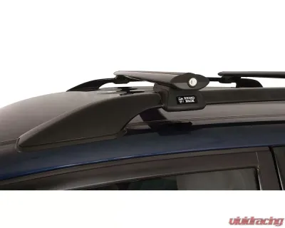 Rhino Rack Black Vortex SX 2 Bar Roof Rack Suzuki | OldsMobile | BMW | Volkswagen | Saab | Cadillac  1991-2023 - K-SX100VA118B