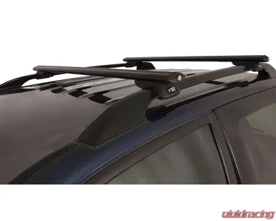 Rhino Rack Black Vortex SX 2 Bar Roof Rack Suzuki | OldsMobile | BMW | Volkswagen | Saab | Cadillac  1991-2023 - K-SX100VA118B