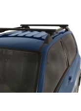 Rhino Rack Black Vortex SX 2 Bar Roof Rack Suzuki | OldsMobile | BMW | Volkswagen | Saab | Cadillac  1991-2023                                     - K-SX100VA118B - Image 17
