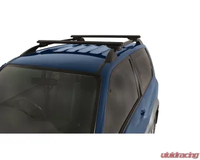 Rhino Rack Black Vortex SX 2 Bar Roof Rack Suzuki | OldsMobile | BMW | Volkswagen | Saab | Cadillac  1991-2023 - K-SX100VA118B