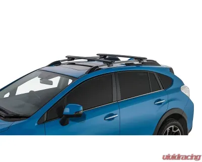 Rhino Rack Black Vortex SX 2 Bar Roof Rack Suzuki | OldsMobile | BMW | Volkswagen | Saab | Cadillac  1991-2023 - K-SX100VA118B